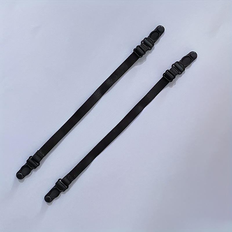 TEMU 2 Stück Verstellbare Rutschfeste BH-Trägerclips für Damenunterwäsche, Elegante Trägerersatz mit elastischem, bequemem Träger & Schnalle,