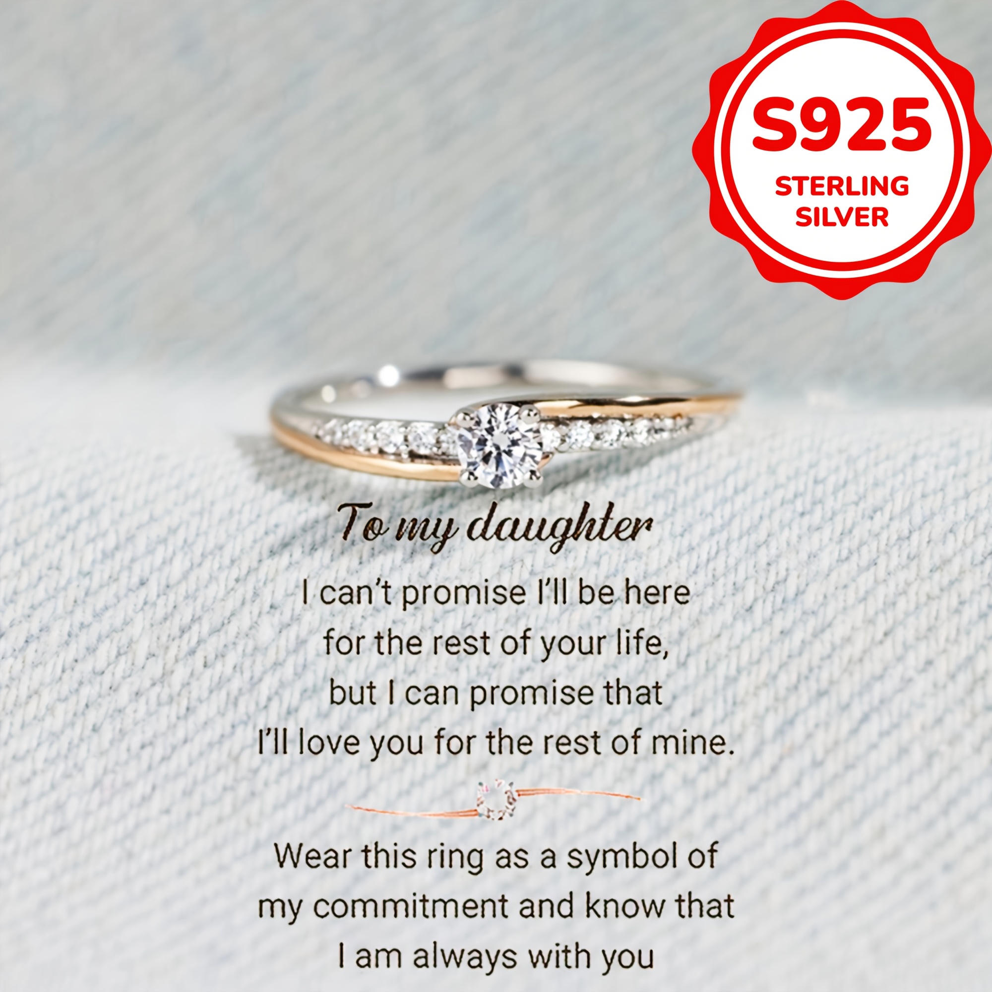 Promise ring for my daughter discount
