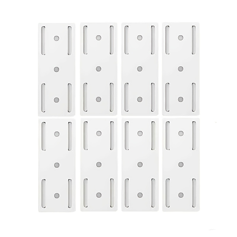 TEMU 8 piezas de clips autoadhesivos para montaje en pared, soportes de fijación removibles , adhesivo fuerte, soporte multifuncional para