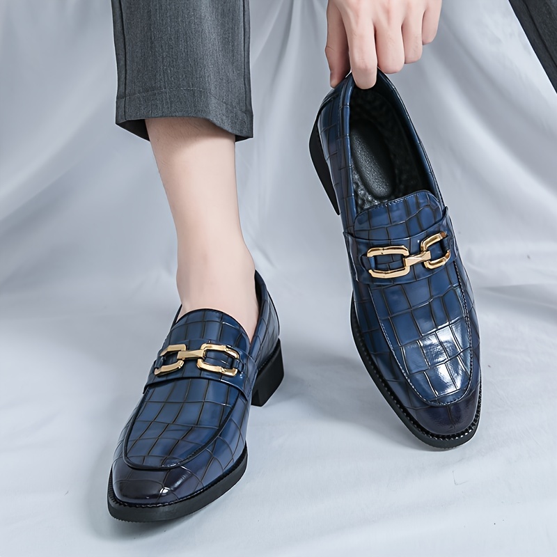 sachin and babi light blue dress new mens business loafers shiny pointed toe green dress