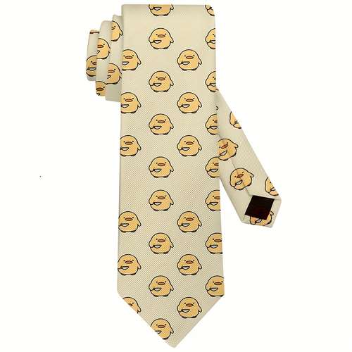 Men Fashion Yellow Rubber Duck Necktie 8CM Width Bowtie Classic Casual Ties Part