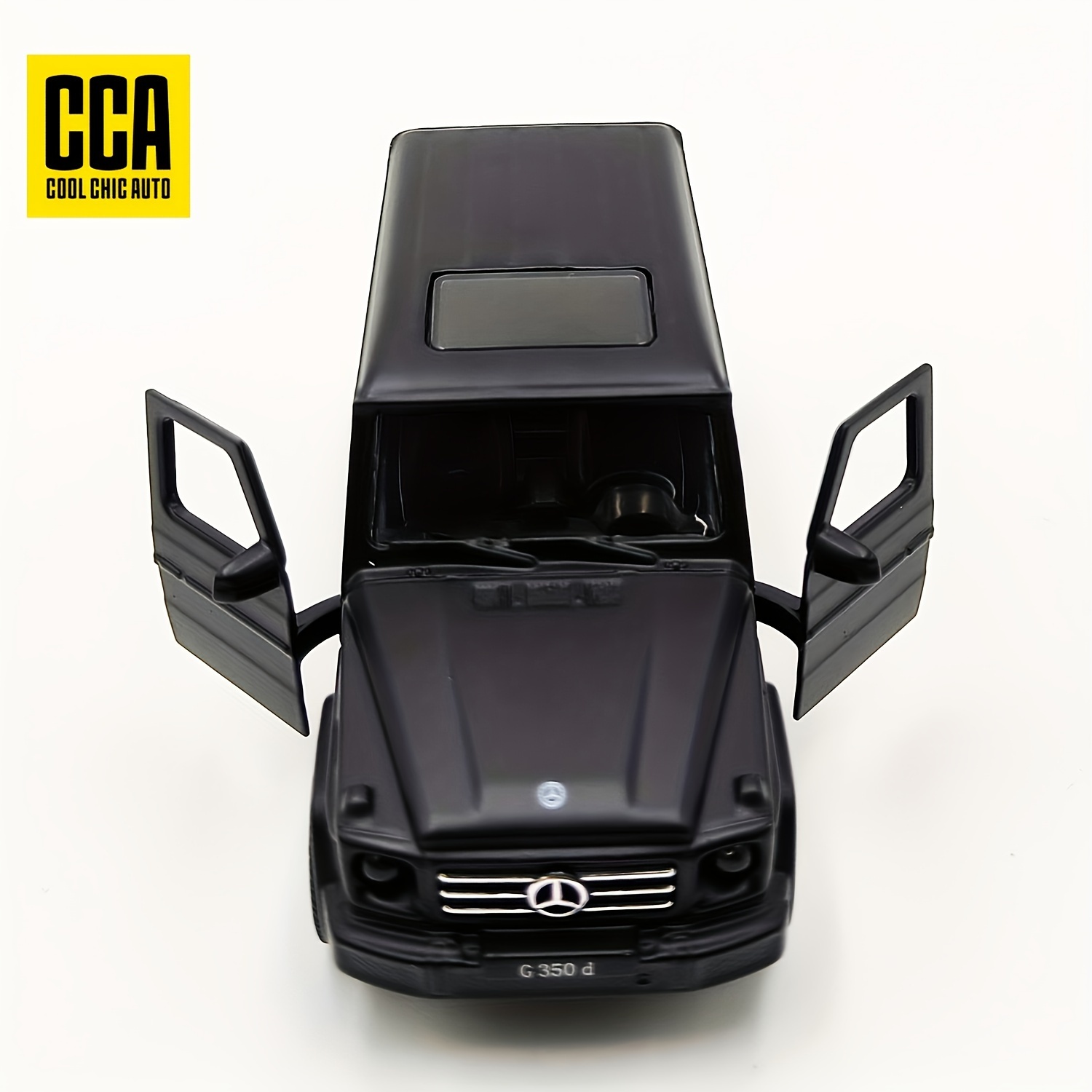 Image of Cca 1:42 For Mercedes-benz G350d Alloy Car - Car Model With Openable Doors, Metal Toy Simulation Ornament, Halloween, Christmas, Birthday Gift