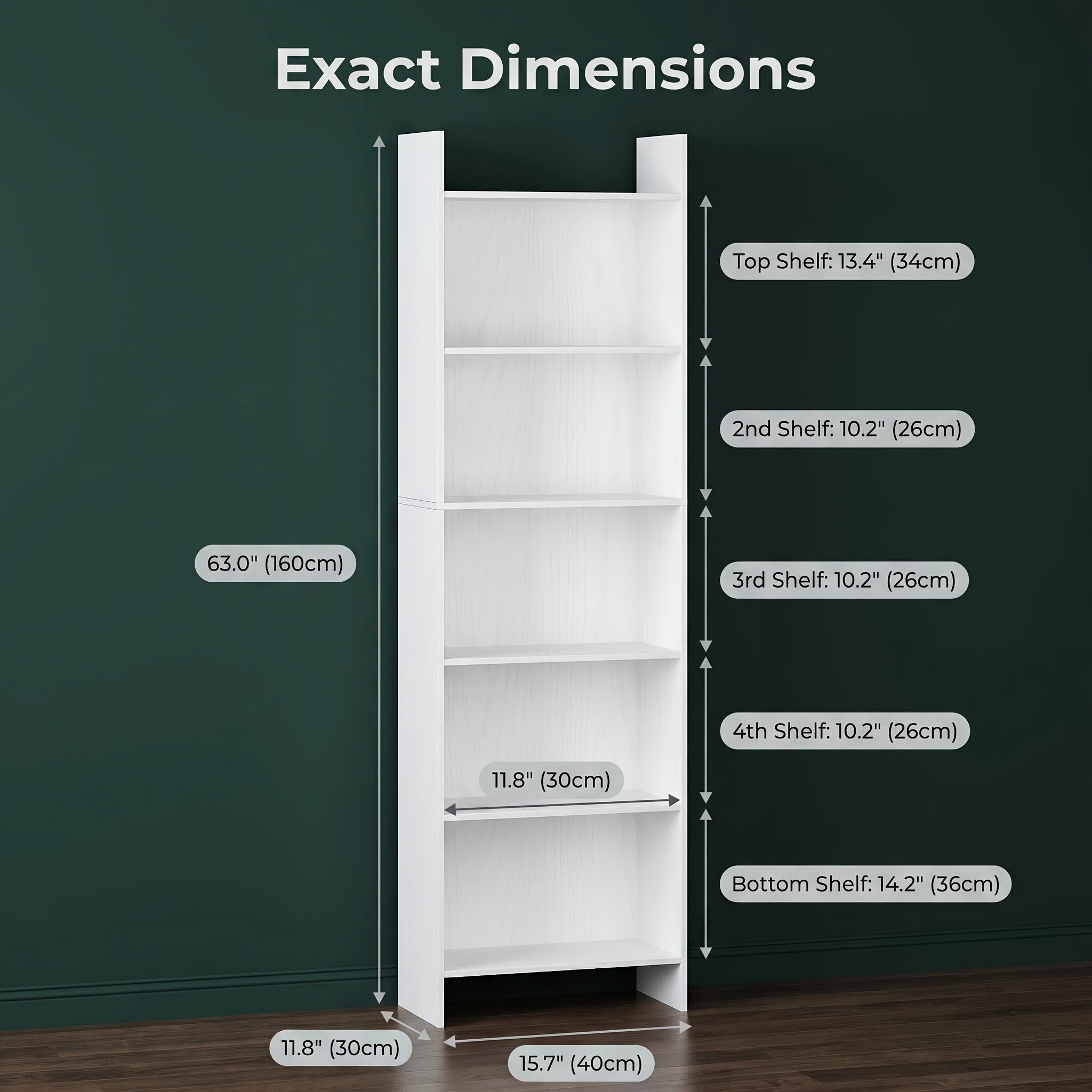 TEMU blanche à 6 compartiments, compartiments de rangement , protections latérales -chute, -basculement, convient pour salons, bureaux et bureaux,