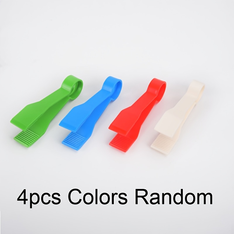 TEMU 4 Pieces (random Colors) Set Of Colorful Plastic Fine Motor Skill Tools - Handmade Plastic Clip-on Plant Insect Tools, Sensory Play -