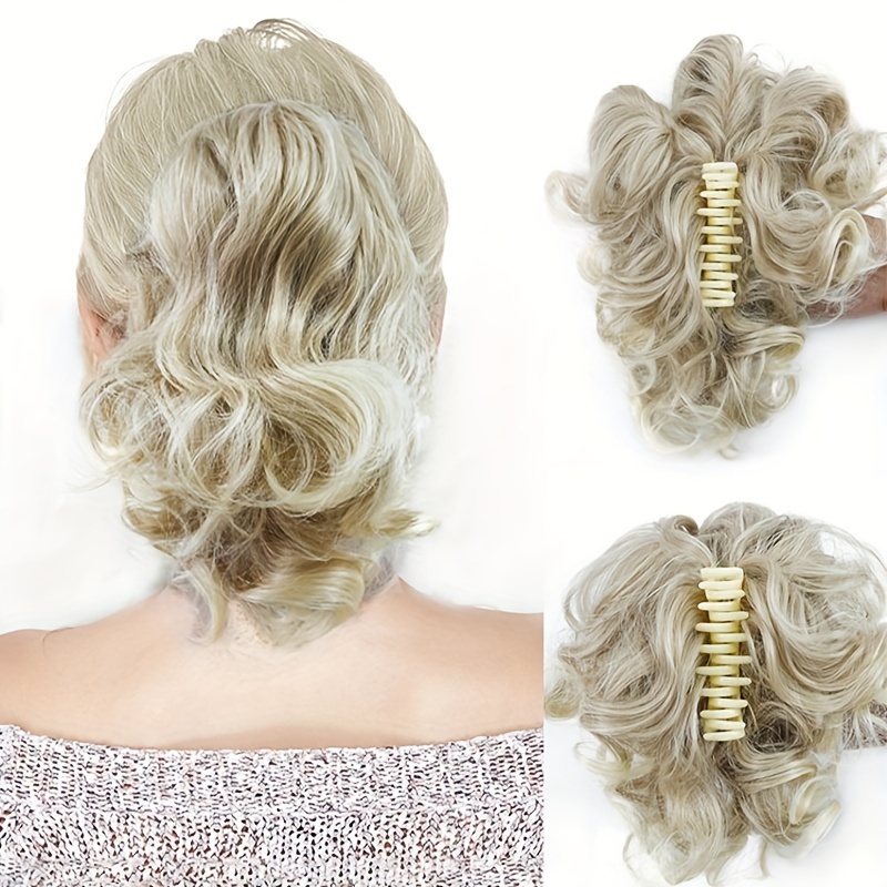 

Short Curly Hair Clip Ponytail With 10-inch Wavy Extension, Quick Wear For Daily Use, Parties And Dates, Hair Accessories