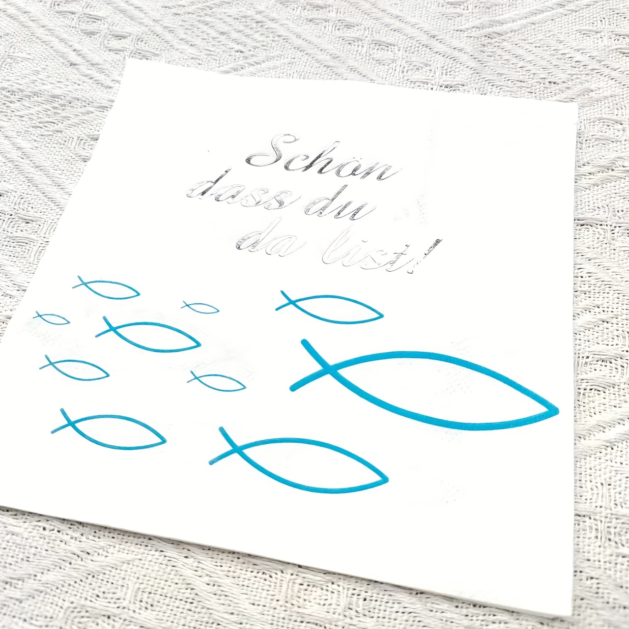 Image of 2 Layer Disposable Napkins, Pack Of 20 - Perfect For Christening Family Gatherings Or | Elegant Rose Foil Printed Design | For Parties, Restaurants And Home Decor