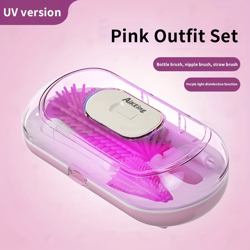 cepillo eléctrico botellas cepillo silicona botellas Temu