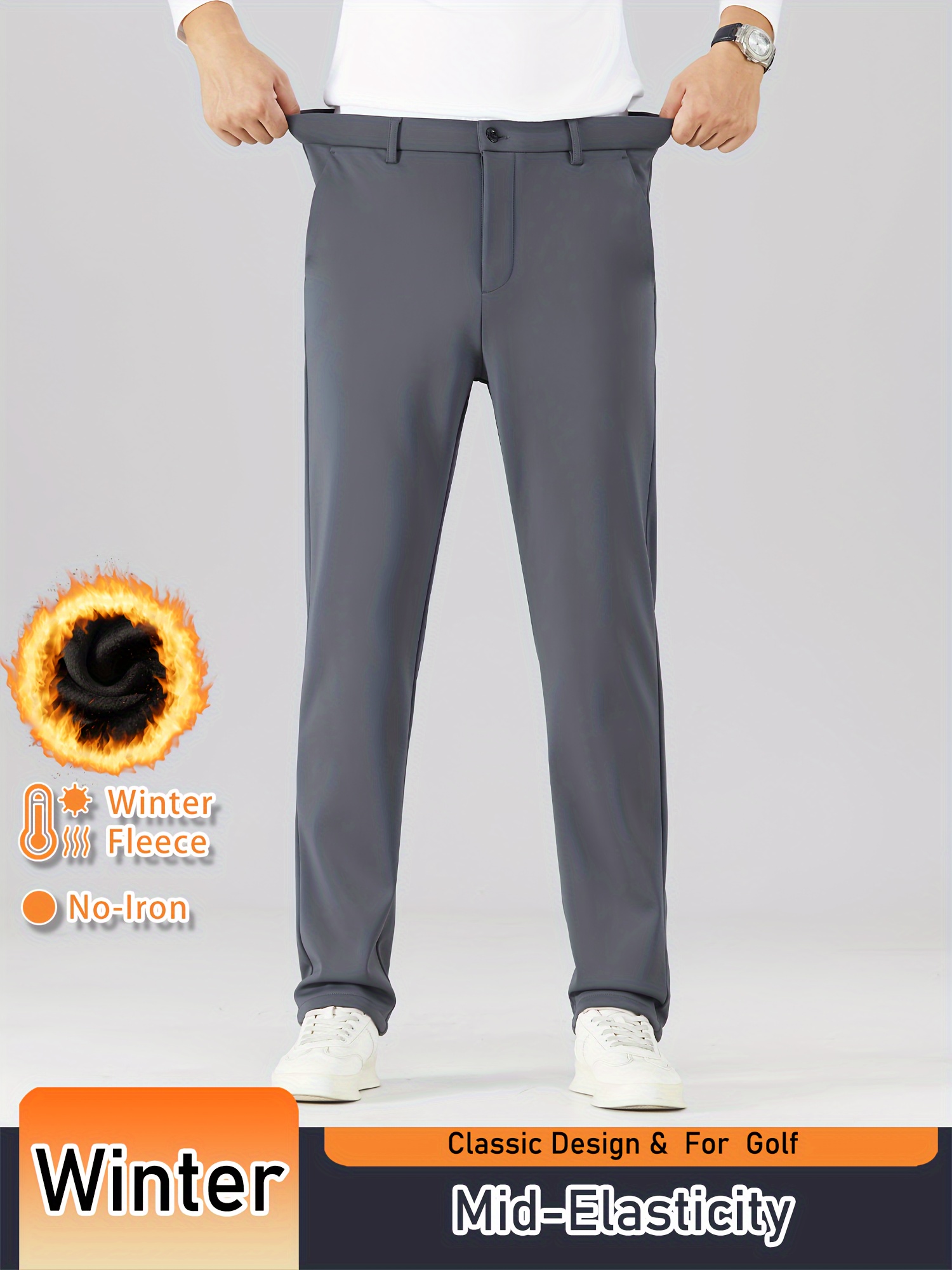 Winter Trousers Thermal Golf Trousers Men's Winter Golf Pants