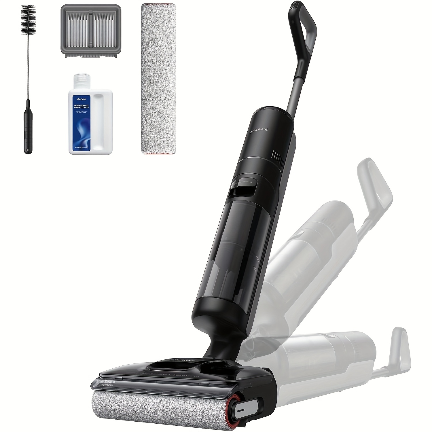 DREAME Wet Dry Vacuum Cleaner, 0 Tangle Cordless Vacuum Mop All-in-One for Hard Floors, 180° Lie-Flat Floor Cleaner Machine with 194°F Hot Self-Cleaning, 50Mins Runtime — Zaynora Luxury Marketplace