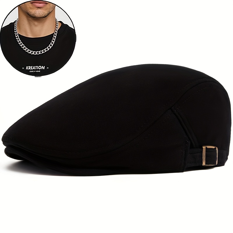 Image of 2pcs; New Novelty Men's Cap, Fashionable Rock Style Youth Cap, Suitable For , Warm And Elastic, Novelty Cap, Suitable For Christmas And Valentine's Day, The For Gift