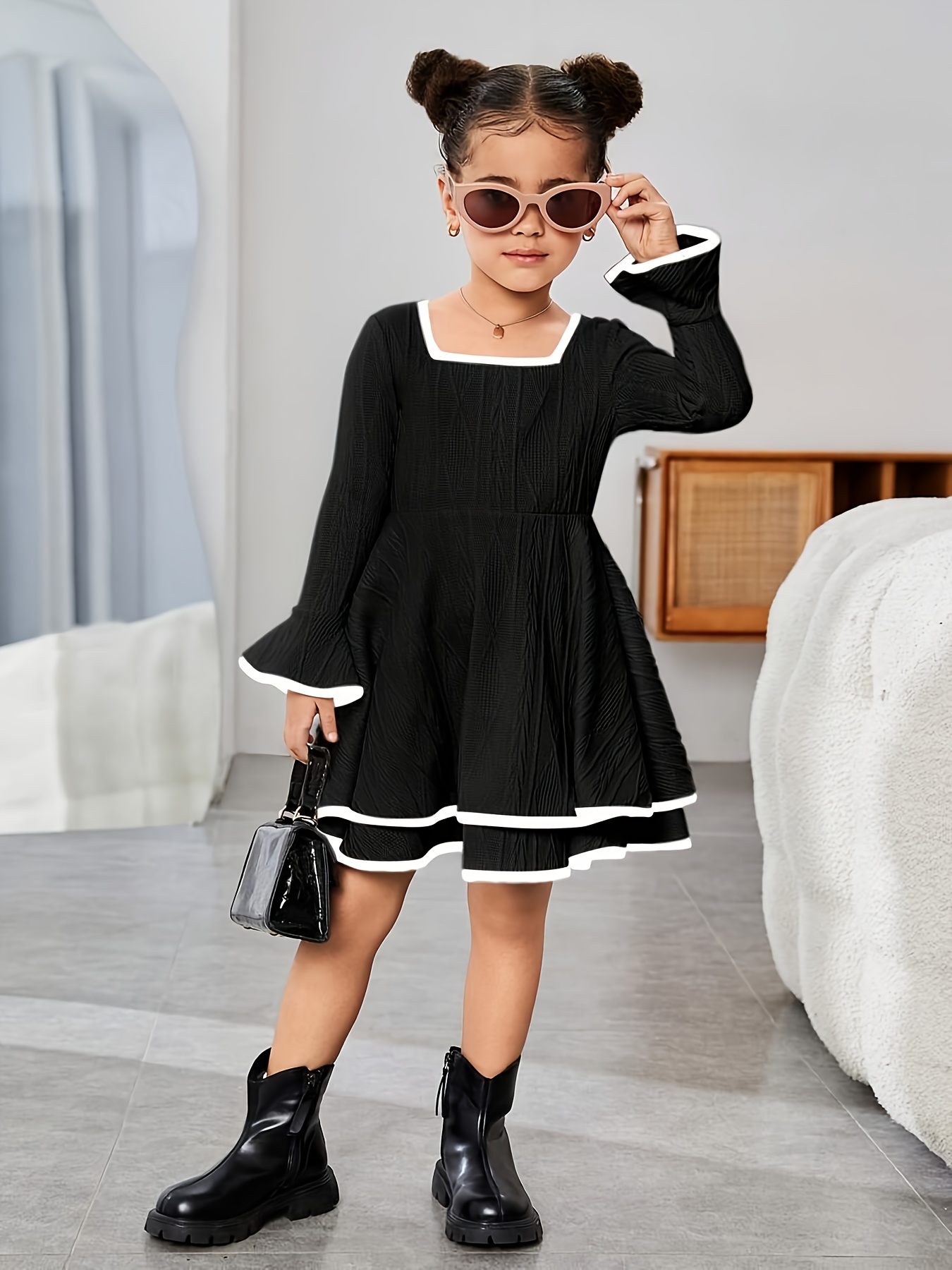 chinese dress ladies Amazon.com: FWSAM Women Y2K Sexy Boat Neck Backless Self Tie Mesh Sheer Mini  Dress Bell Long Sleeve Casual Bodycon Short Party Dress Black : Clothing,  Shoes & Jewelry main image 1