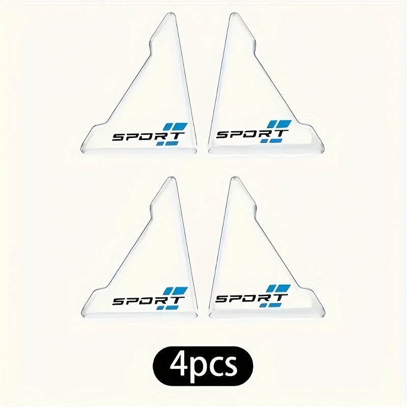 4pcs Transparent Car Door Corner Protection - Suitable For All Vehicle Models, Collision Protection