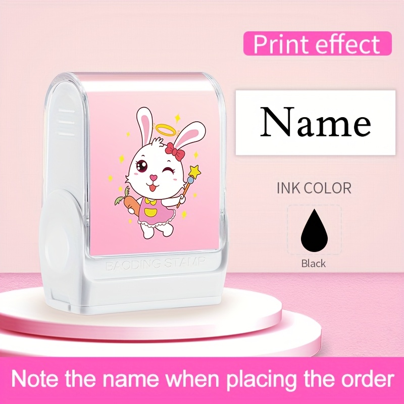 Image of 1pc Custom-made Student Name Stamp Diy For Student Name Seal Student Clothes Not Easy To Fade Security Name Stamptoy