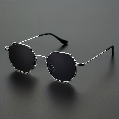 mens classic geometric frame sunglasses ideal gift for on holidays parties and music festivals