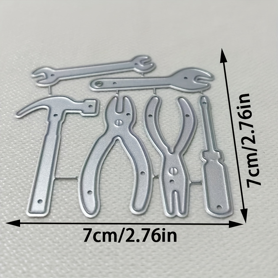 Temu – TEMU 1pc Repair Tools Metal Die Cut, Diy Scrapbooking Embossing Stencil, Handmade Greeting Card Making Metal Cutting Dies, Gift Card Making Tools