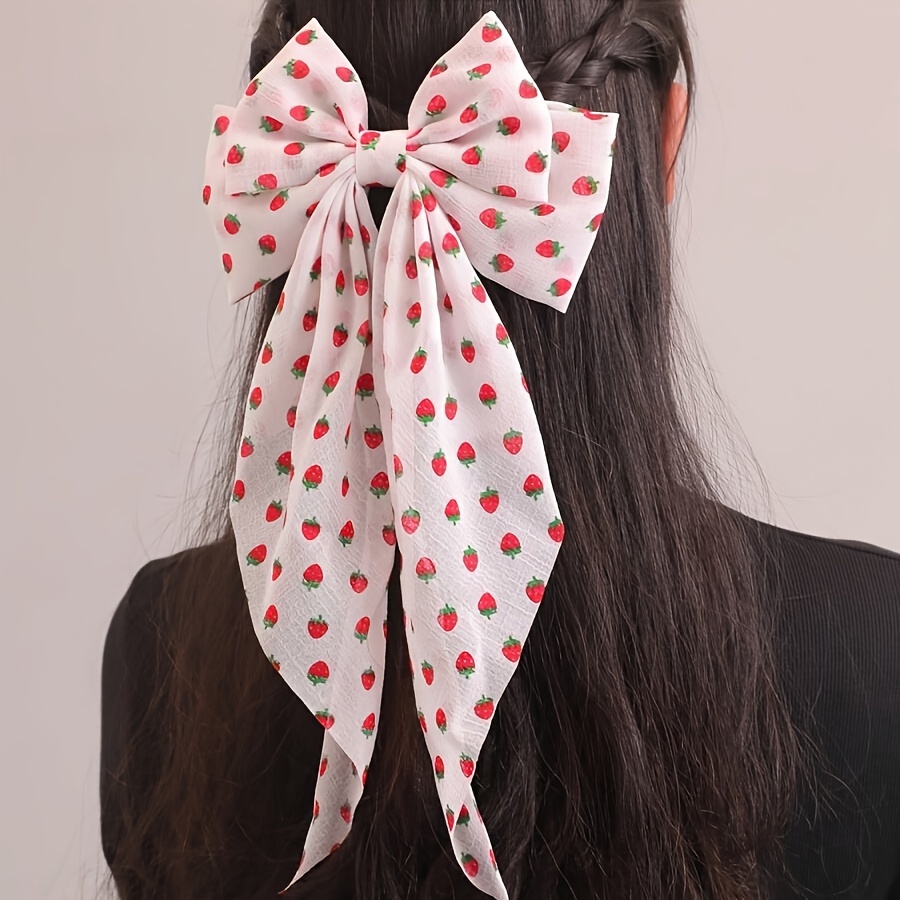 

Bow - Polyester Barrette For Women & , For Parties