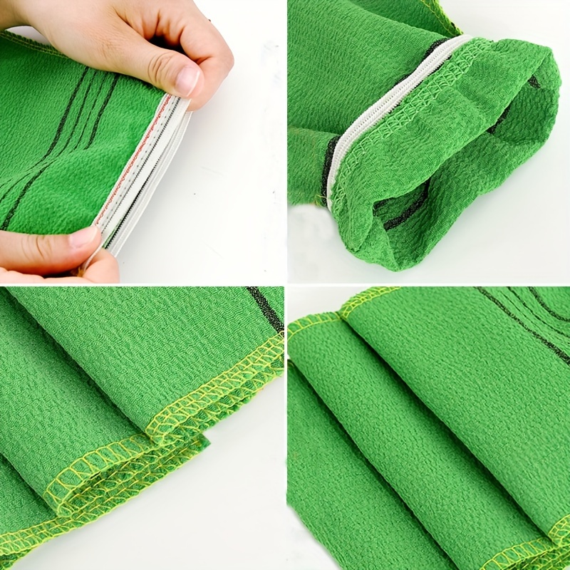 Exfoliating Shower Gloves & Towel Set for Body Scrubs