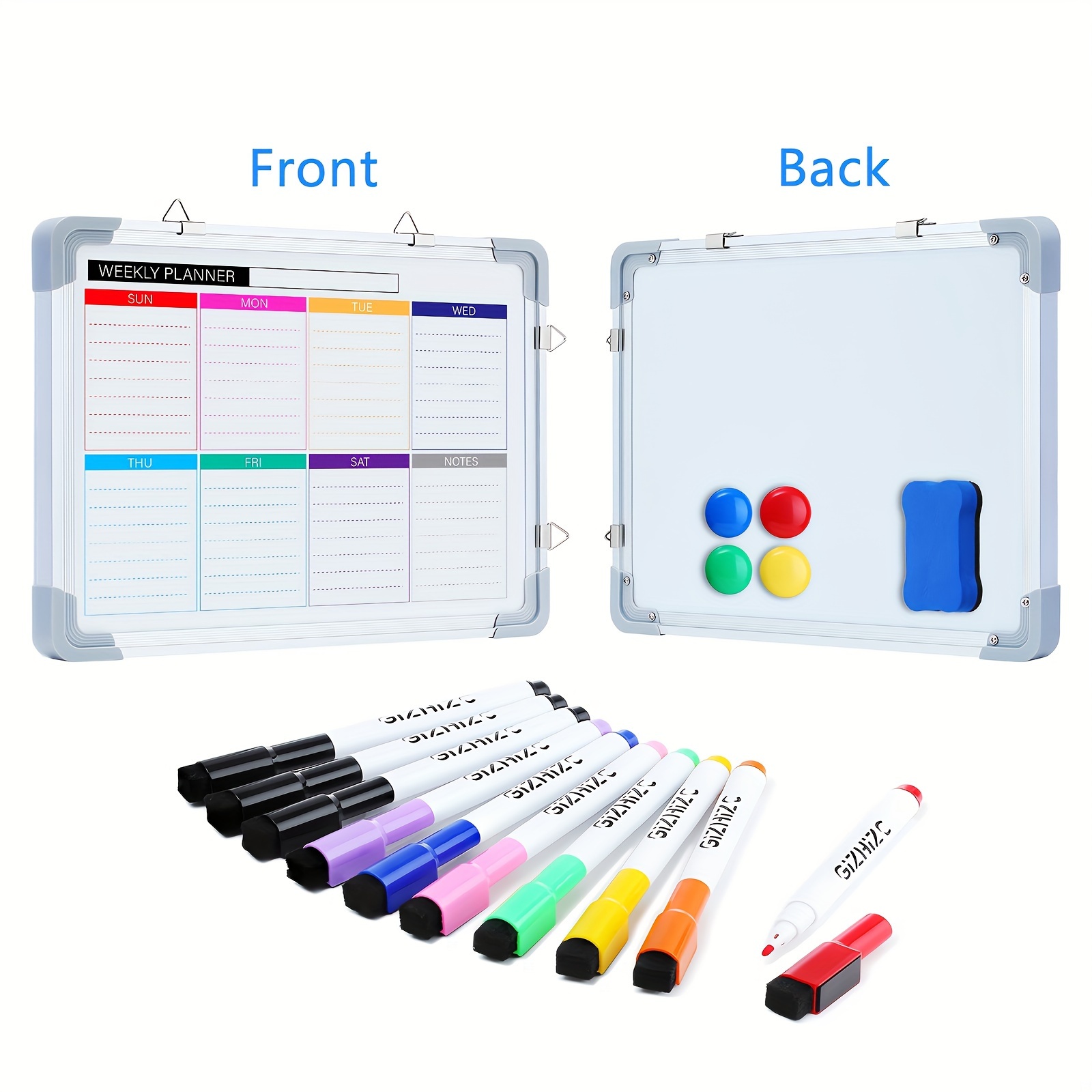  Small Dry Erase Whiteboard for Wall, 16 x 12