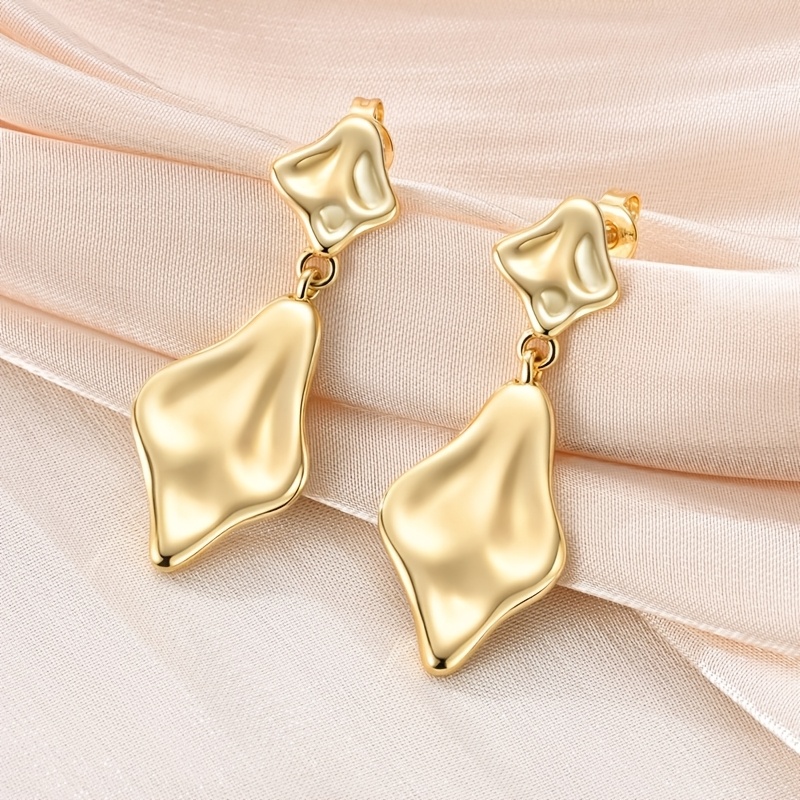 Women's Modern Elegant Hoop Earrings, High Quality Design