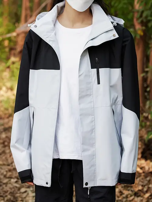 여성용 봄 가을 재킷, 컬러 차단 디자인, 자전거 의류, 등산 의류, 패션과 편안함, 야외 스포츠에 적합