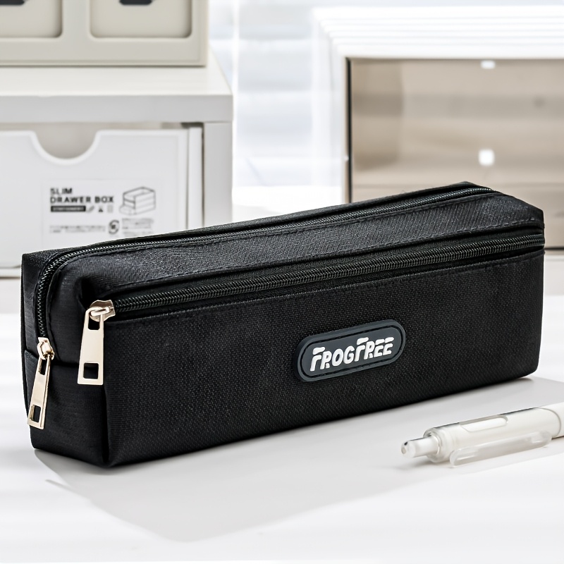 TEMU New Large-capacity Stationery Pouch, Case, Stationery Pencil And Pen Organizer Bag, Pencil Box, Marker Case, Pen Holder, Makeup Bag, Portable