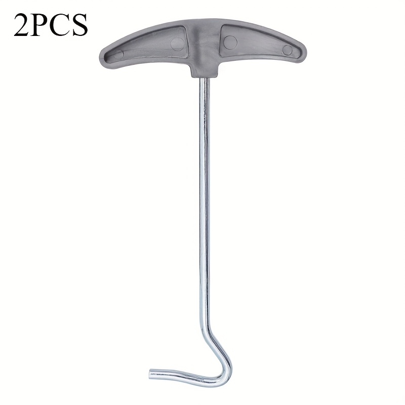 2pcs Outdoor Portable Tent Floor Nail Puller, Camping Tools Hook Nail Puller, Camping Necessities.