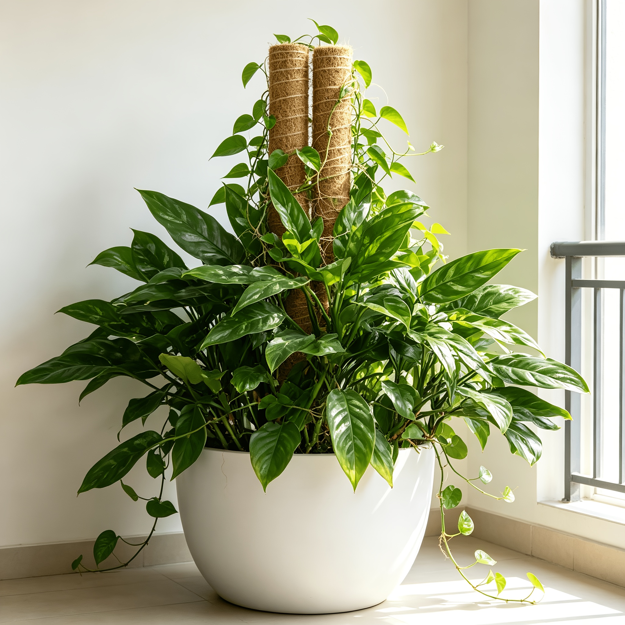 Trellis - Expandable Plant Trellis For Monstera 4pcs 40cm | Extendible Up To 120cm Coconut Rod Plant Moss Rod Plant Rod Support Trellis Indoor Plants Plant Support Stick