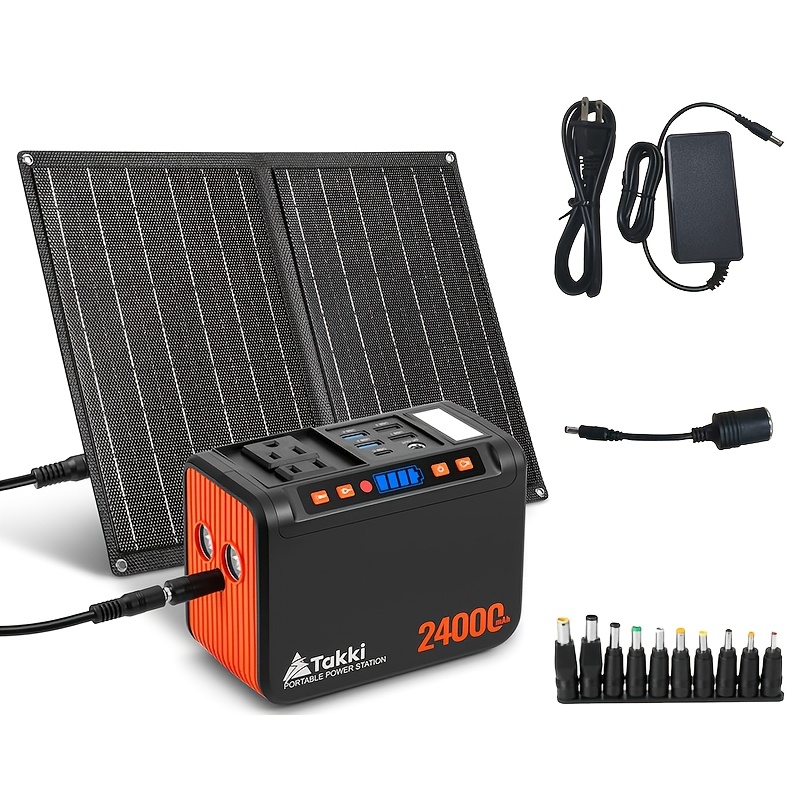 this mobile   features an 88 8 111 222wh battery   40w solar panel with   outputs qc3 0 and an led   offers   safety measures making it ideal for   camping trips and   tools
