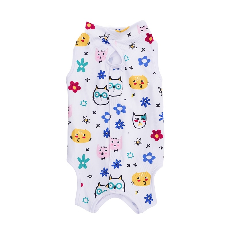TEMU Alternative au collier de stérilisation pour animaux de compagnie, enveloppement abdominal anti-léchage, combinaison de récupération, multiples