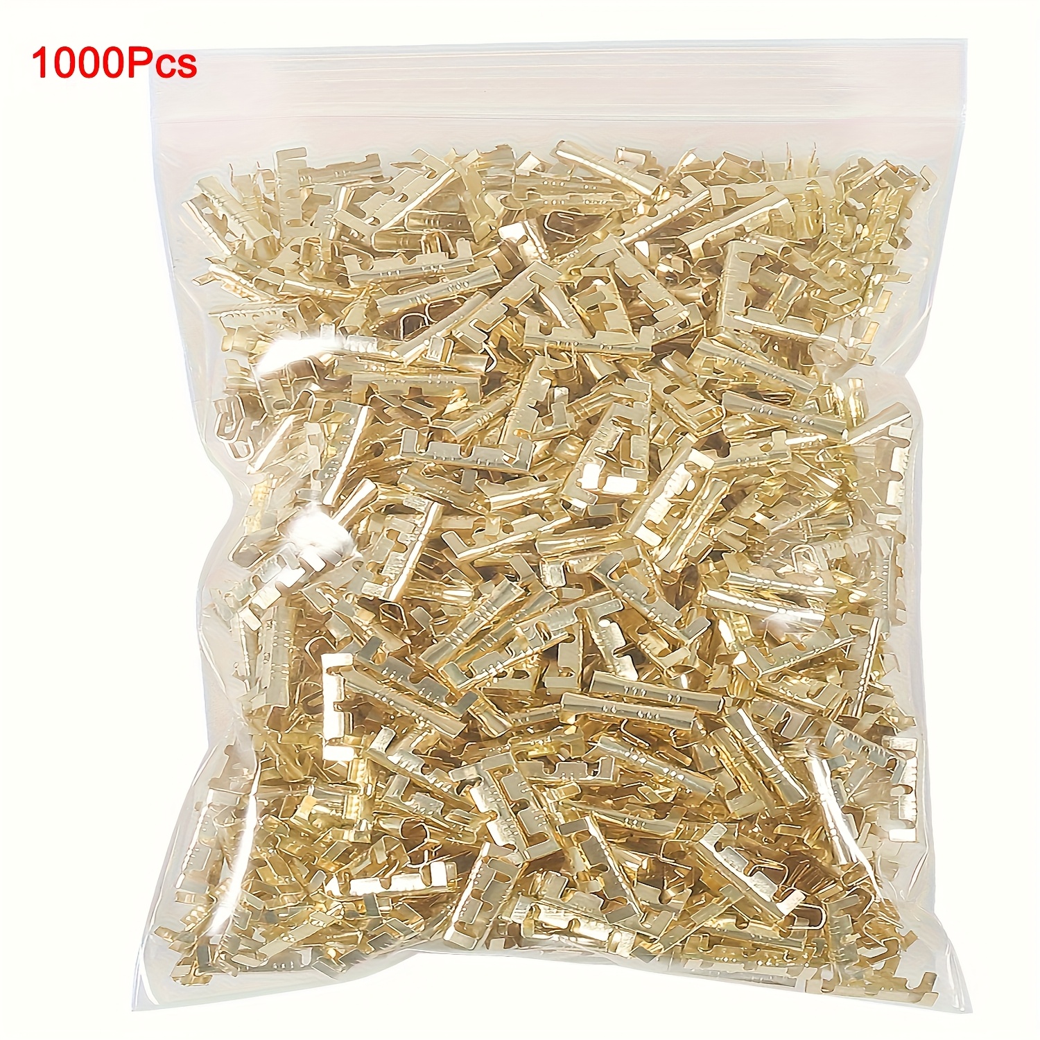 TEMU 500/1000pcs Connecteurs de borne en U de type 453 - à dents fines à rapide pour fils de 0,3 à 1,5 mm², bornes de qualité supérieure sécurisées