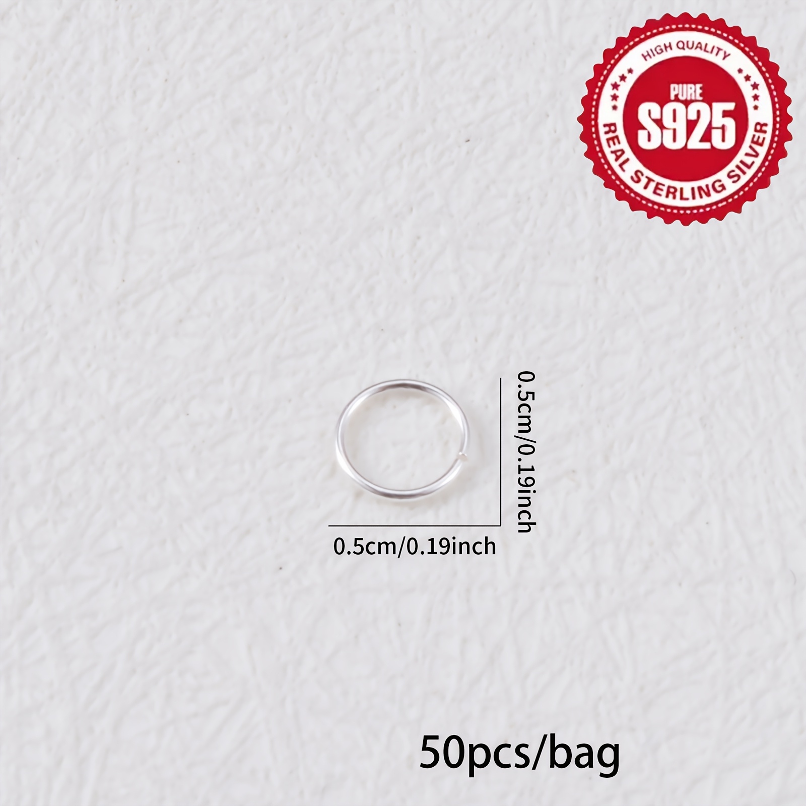 TEMU Connectors Made Of S925 925 Silver, Suitable For Your Own Jewelry Additions Like Rings, Necklaces, And Bracelets