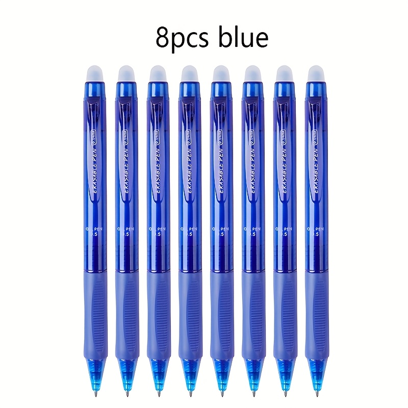 E-shop Set mit 8 Schreibgeräten, bestehend aus einer kreativen, löslichen Stiftkollektion mit großem Füllvolumen und 0,5-mm-Spitzen in verschiedenen