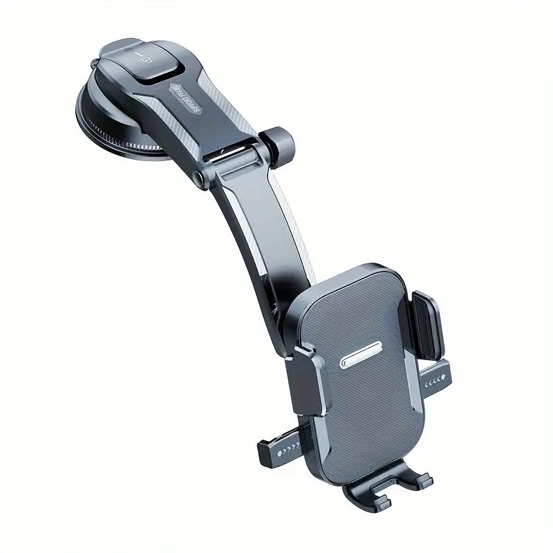 E-shop Verbesserte Auto-Handyhalterung - Verstellbarer Arm mit ergonomischem Griff, starker Saugnapf und elliptisches Design, kompatibel mit iPhone,
