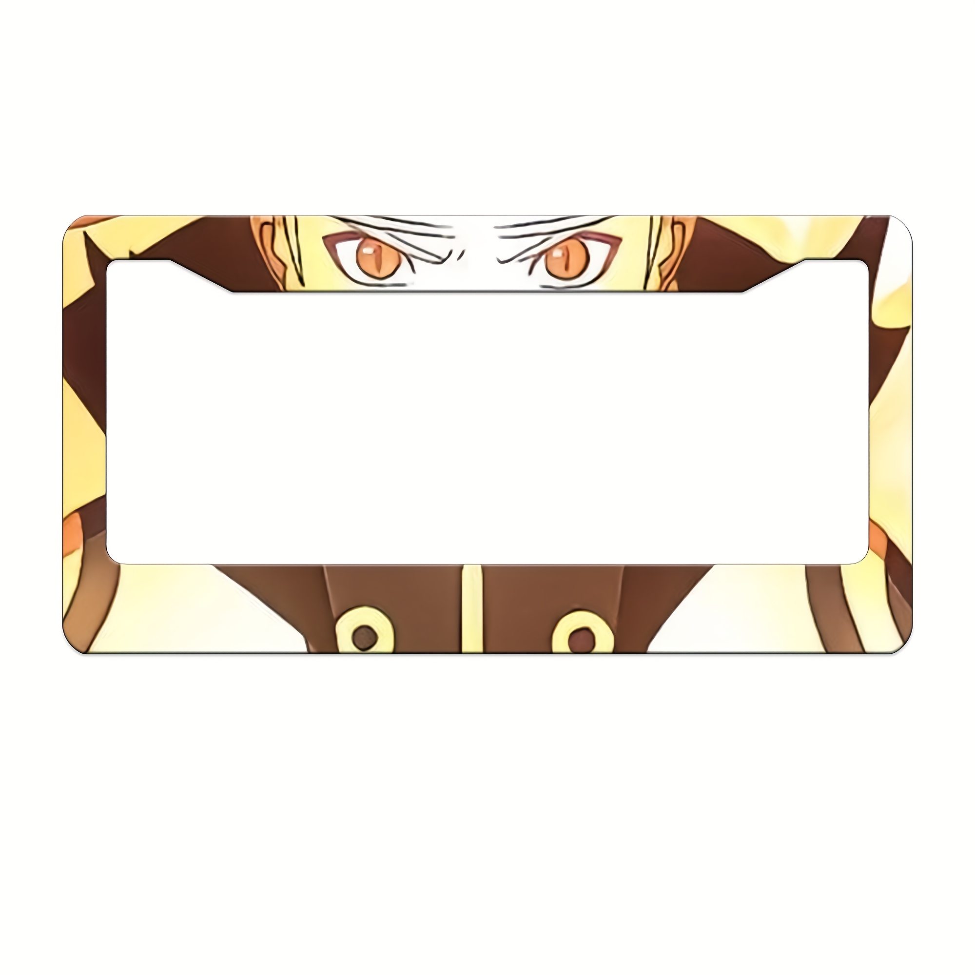 

Premium Anime-themed Stainless Steel License Plate Frame, 12x6" - & Rust-resistant, Fits Front & Rear Tags,