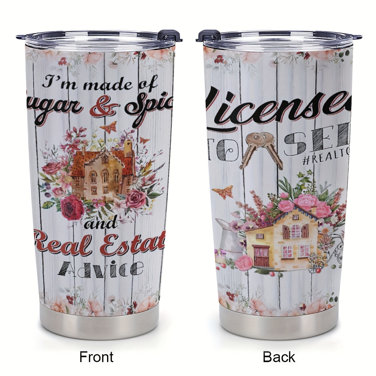 

1pc 20oz For Women Lid Mug For Female Housing
