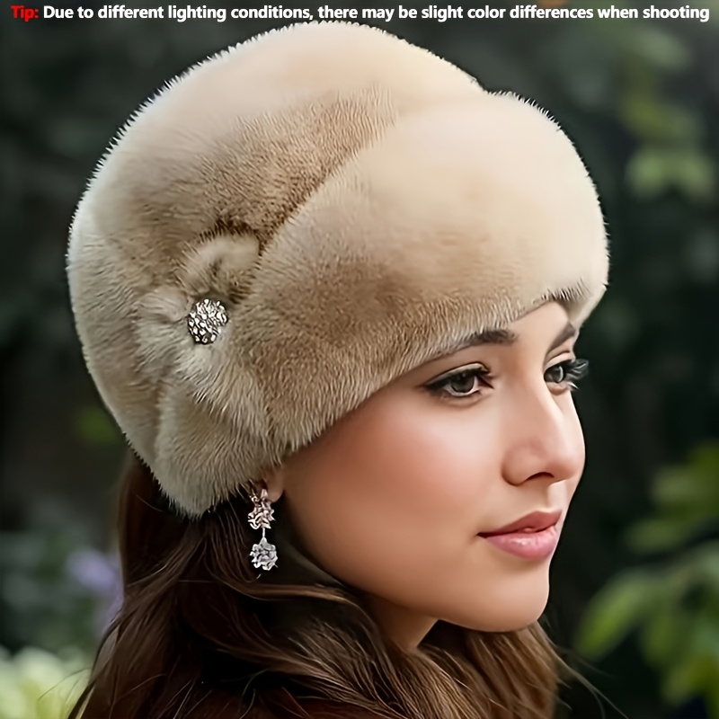 Image of Women's Comfortable Winter Beanie - Elastic Warm Hat, Solid Color, Hand Washable, Perfect For Christmas And Valentine's Day, 30pcs Festive Options