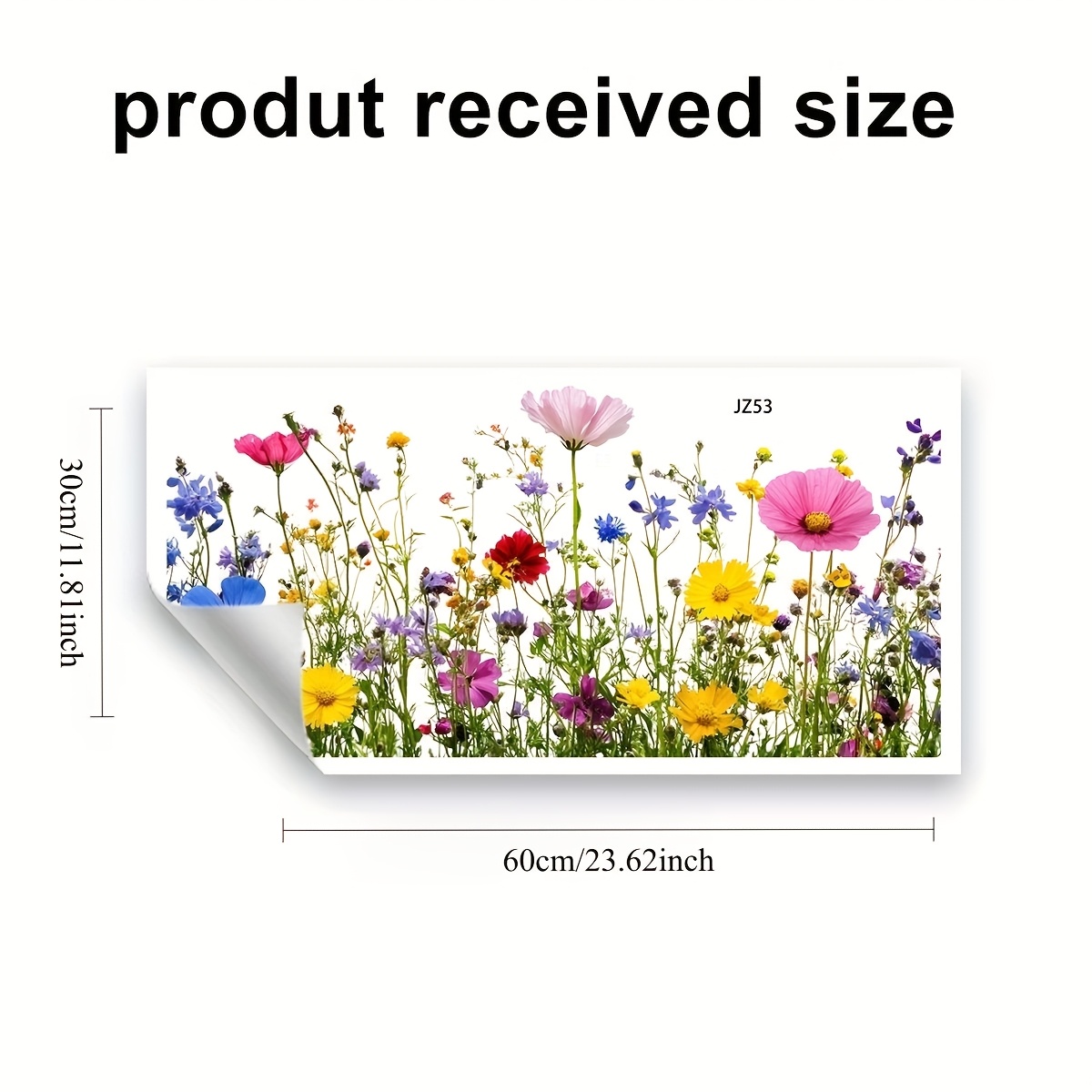 2d Flat Pvc Decoration For Home Bedroom, Living Room, Bathroom And Kitchen. Beautiful Glass Windows. Electrostatic Adhesive. Waterproof. Peel-and-use Colorful Flower Stickers