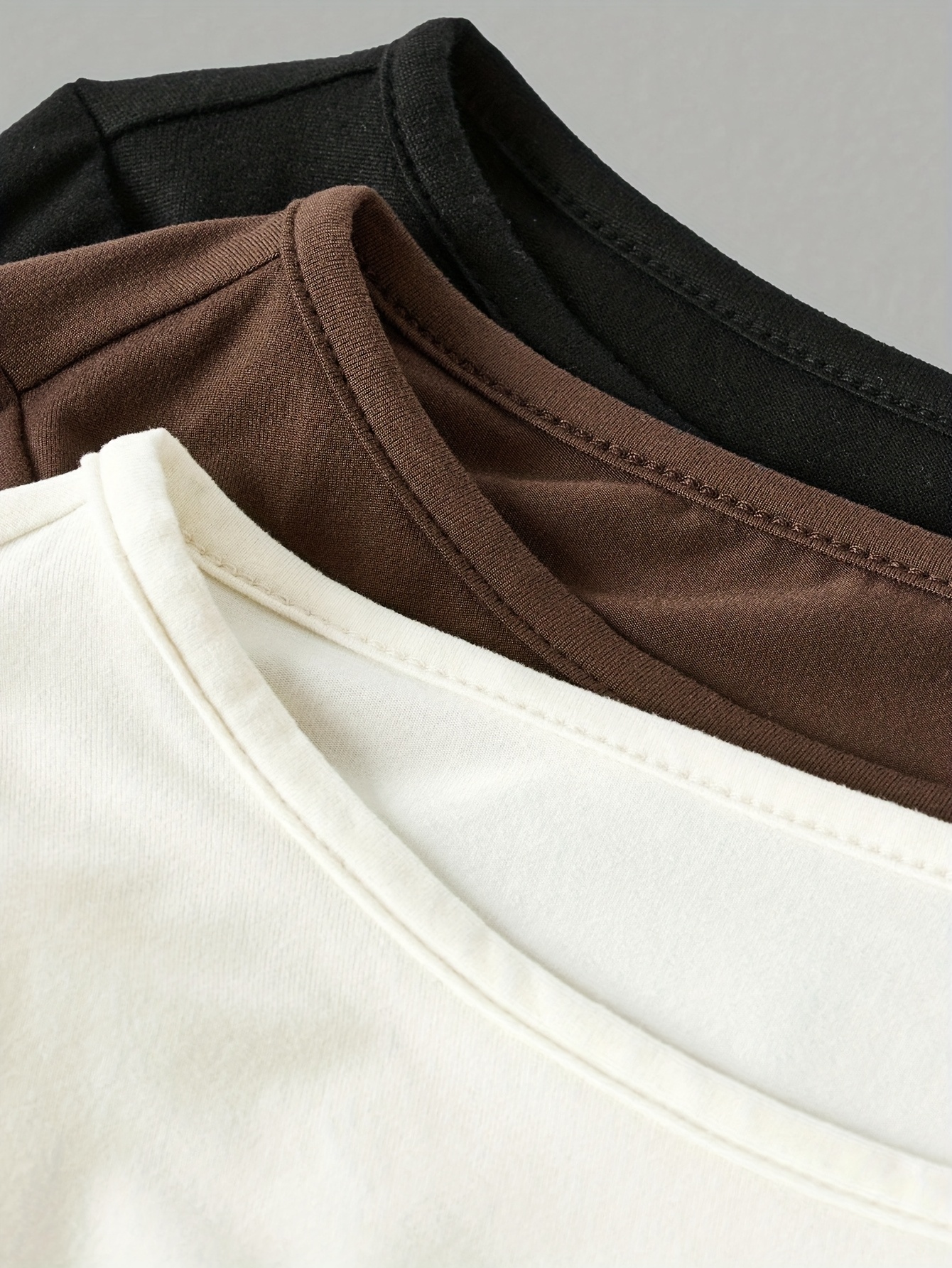 3pcs girls long sleeve   with puff sleeves   fit side pleated hem stretchy round neck blouses for fall casual formal outfits parties travel Product details 5