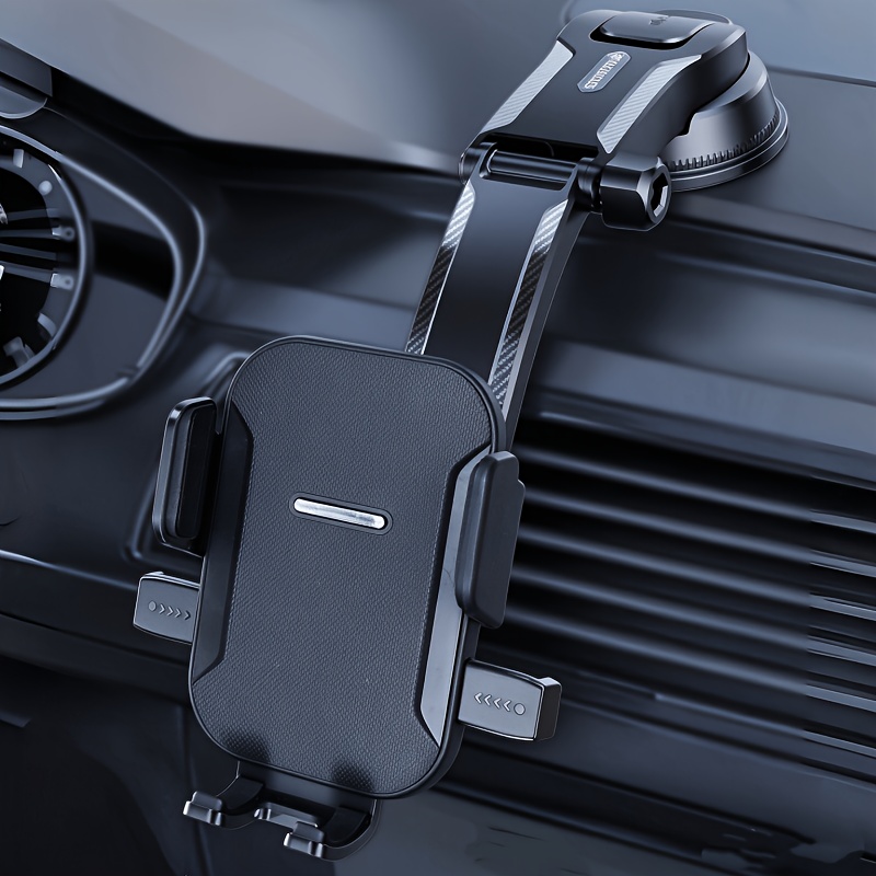 TEMU Car Phone Holder For Dashboard Installation, 360-degree Rotatable And Adjustable, With A Strong Suction Cup, Anti-slip And Stable Phone Holder,