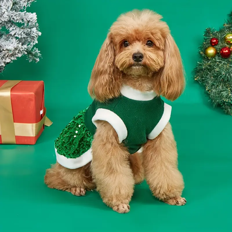 festive christmas dog dress cozy winter pet apparel small - Temu festive christmas dog dress cozy winter pet apparel small - Temu