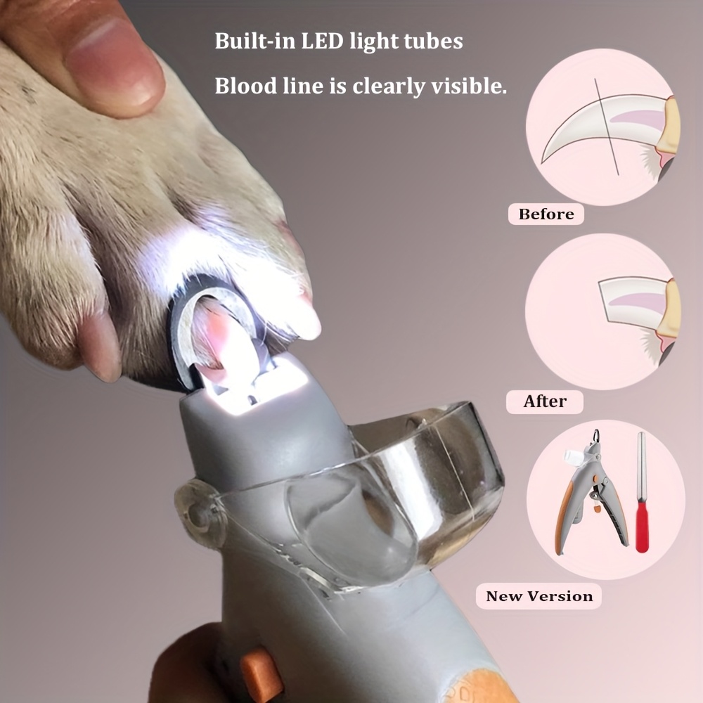 

Pet Nail Clipper- Great For Trimming Nails & , 5x Magnification That As A Nail , , Steel Blades