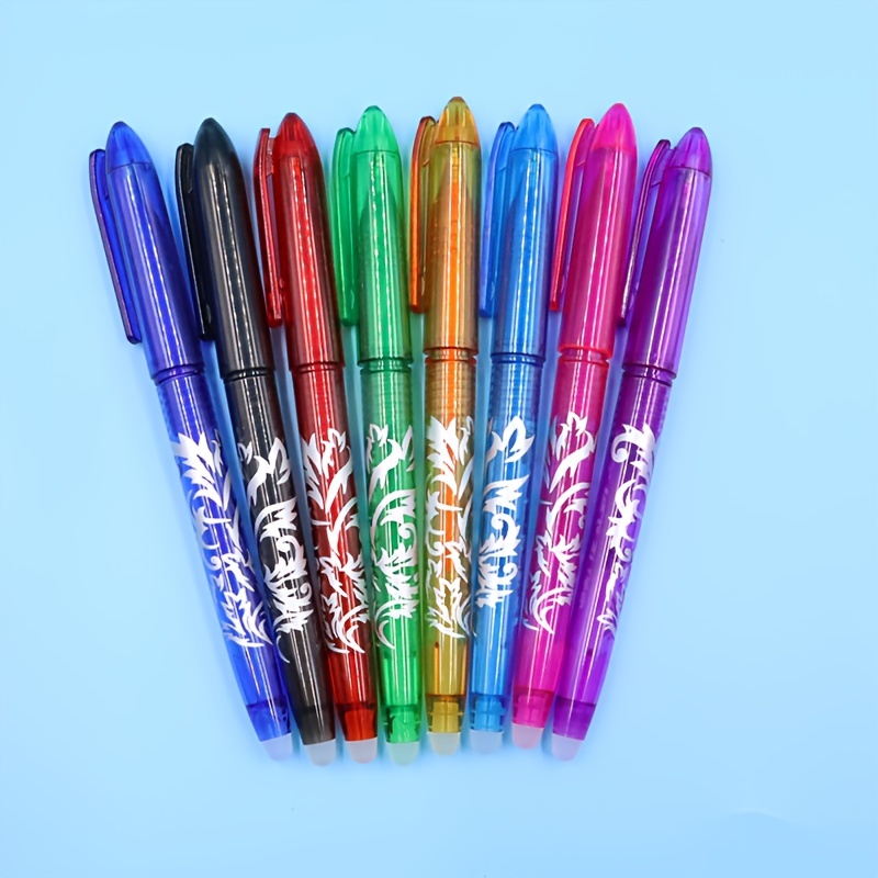 

4/8 0.5mm Erasable Pen Art Drawing Gel Pen Multiple Rod Red, Purple, , , , , Sky ,