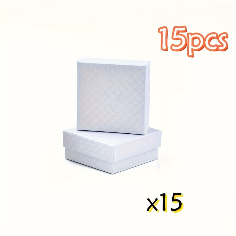 4/6/8/15pcs Square Jewelry Gift Box for Valentine's Day
