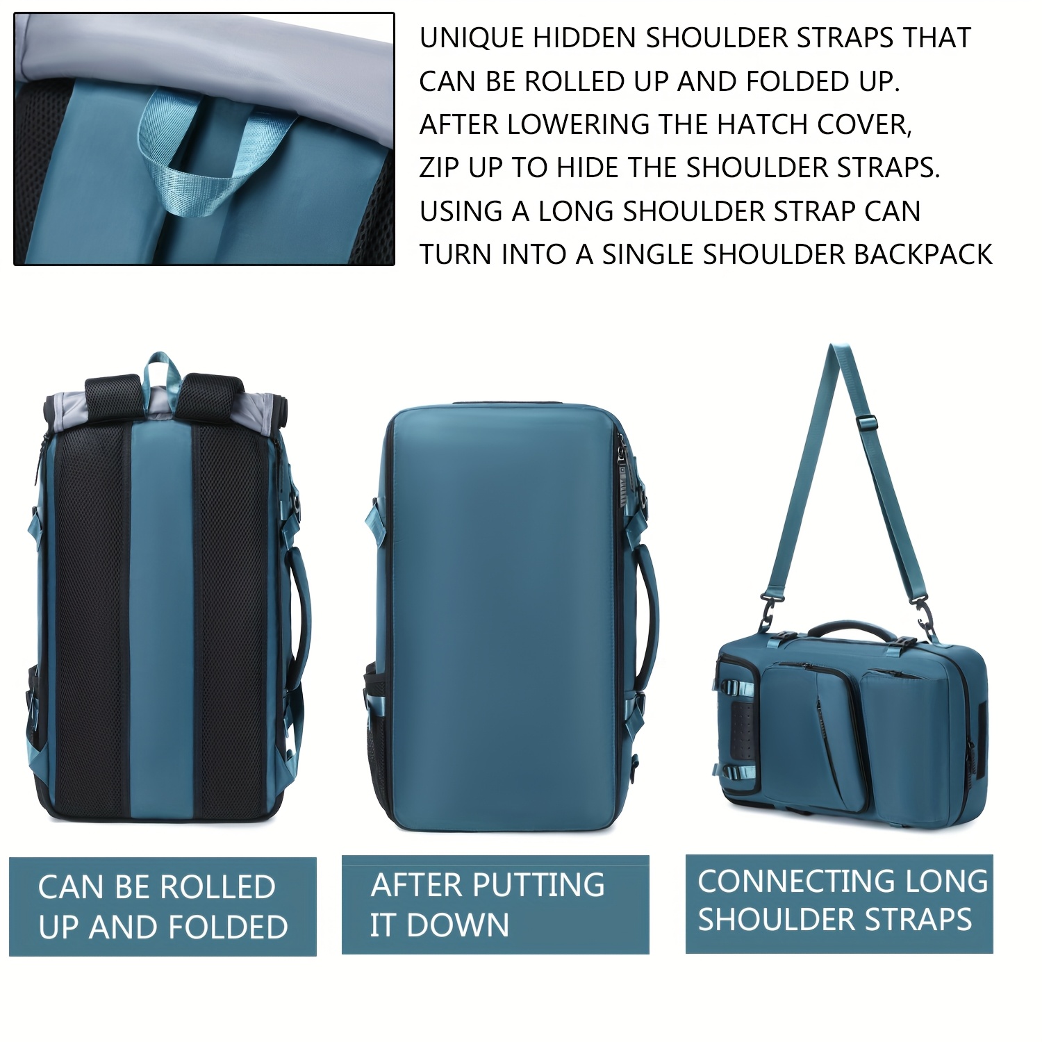 Men'S 39.62cm Laptop Backpack with Airline-Approved TSA Lockable Zipper Closure, 39.62cm Laptop Compartment & 39.62cm Tablet Sleeve - Heavy-Duty Travel Backpack with Padded, Adjustable Shoulder Straps, Shoe Storage & Luggage Strap - Ideal For Business
