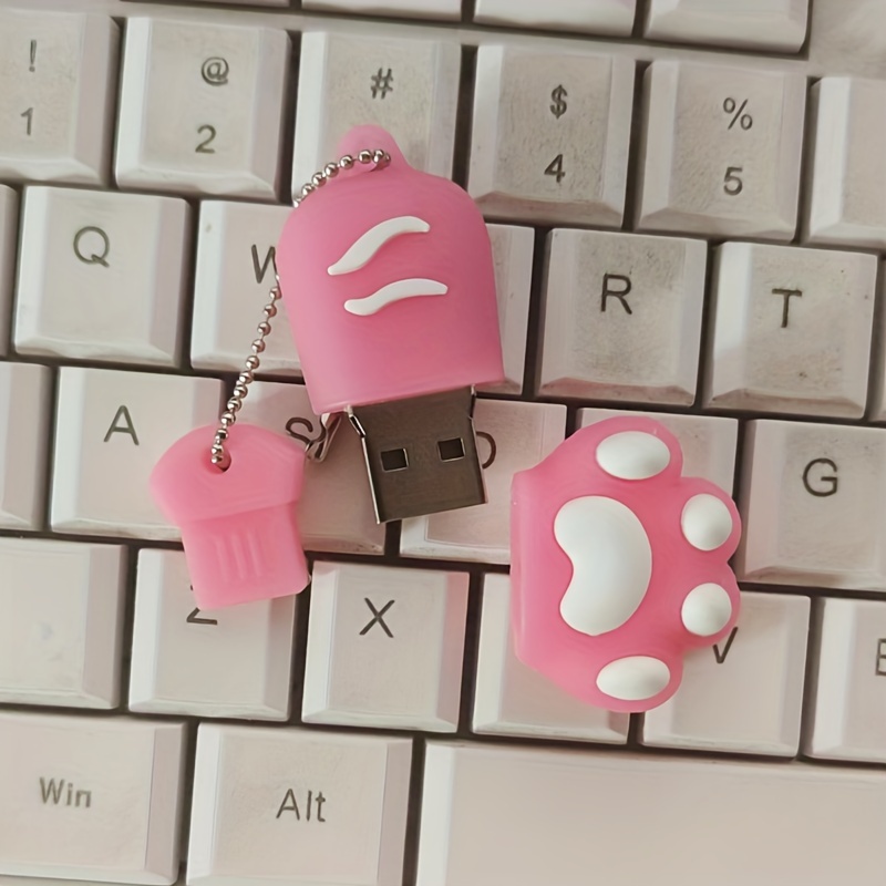 

High-speed Cartoon Cat Paw Usb Flash .0 - Cute Creative Storage Device For Office Use With Multiple Capacities: 4gb, 8gb, 16gb, 32gb, 64gb, 128gb