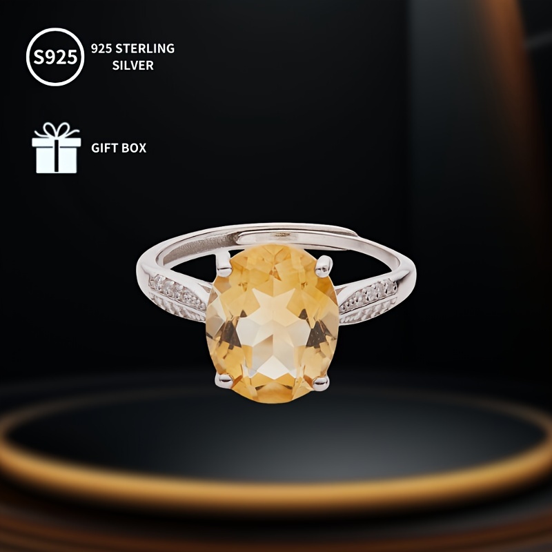 Vintage Style S925 Silver Geometric Ring with CZ for Wedding Engagement