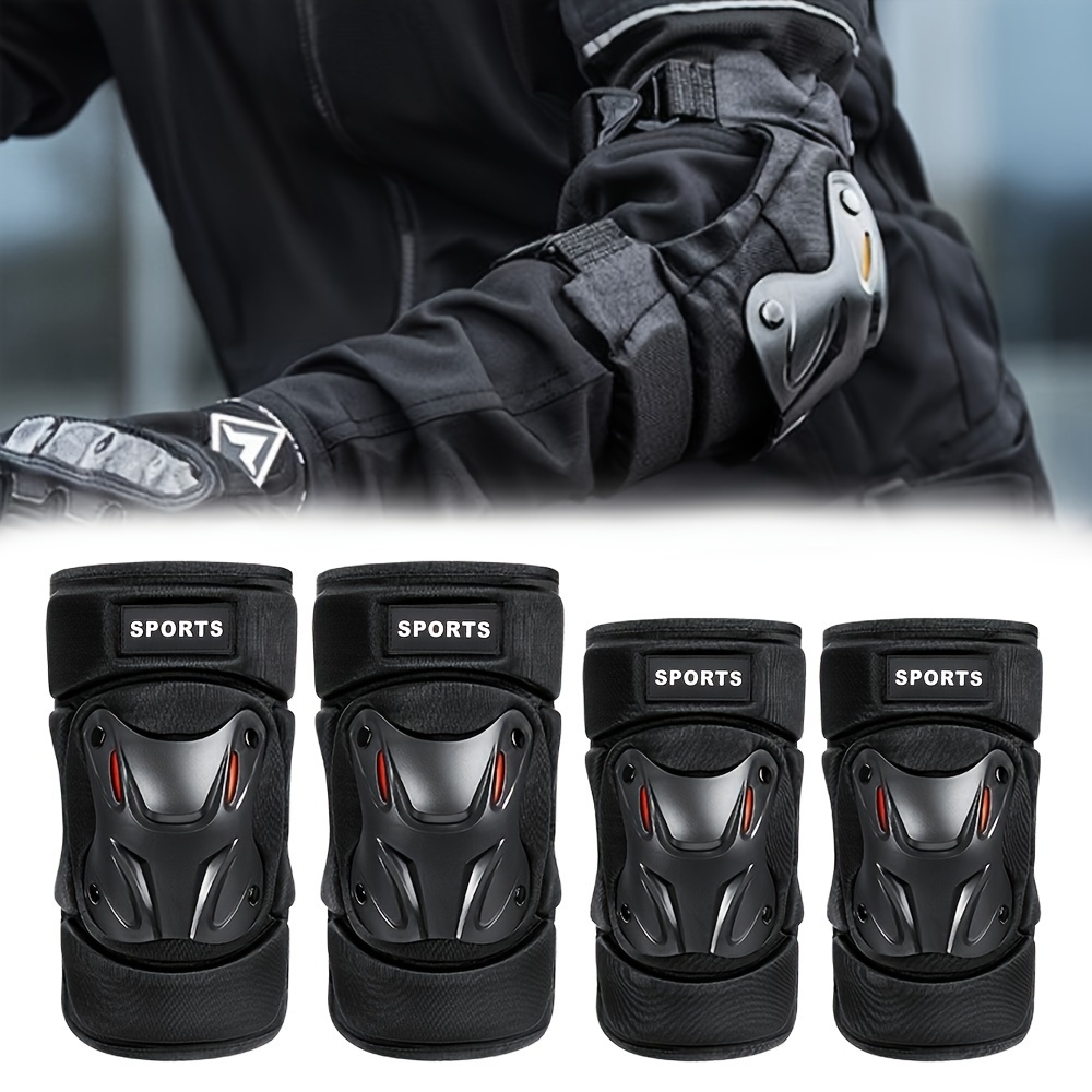

1 Pair Motorcycle Protective Gear Knee Guards Motorcycle Riding Protection Equipment, Knee Pads, Elbow Pads, Sports Protectors