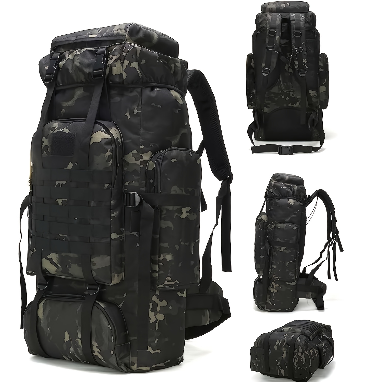 Image of 100l Backpack Suitable For Hiking, Daily Use, Fitness, Cycling, And Travel; Perfect For Outdoor Sports And Makes A Great Birthday Gift For Men And Women