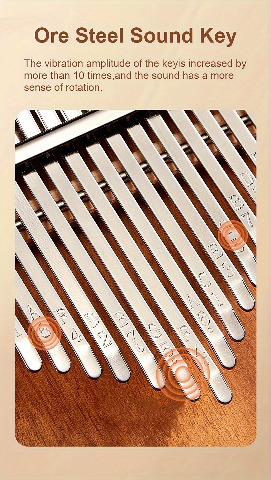 Buy K17M 17key Kalimba Thumb Piano Mbira Mahogany Solid Wood With Carry