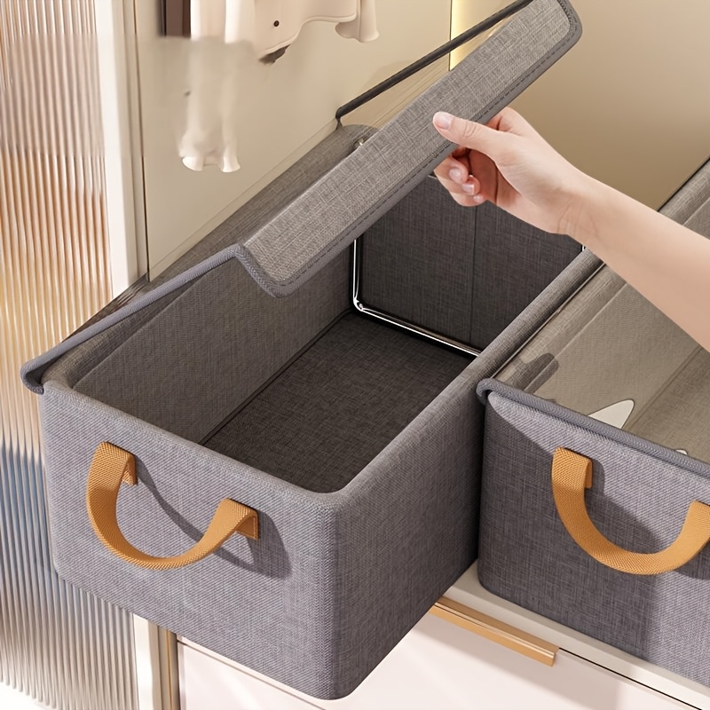 

Closet Organization Systems Covered Storage Box, Clothes Folding Storage Basket, Compartment Classification And Sorting Storage Box